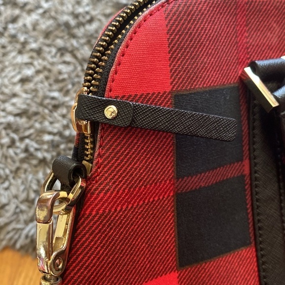 Kate Spade NY Newbury Lane Plaid Small Rachell Satchel - Picture 16 of 16